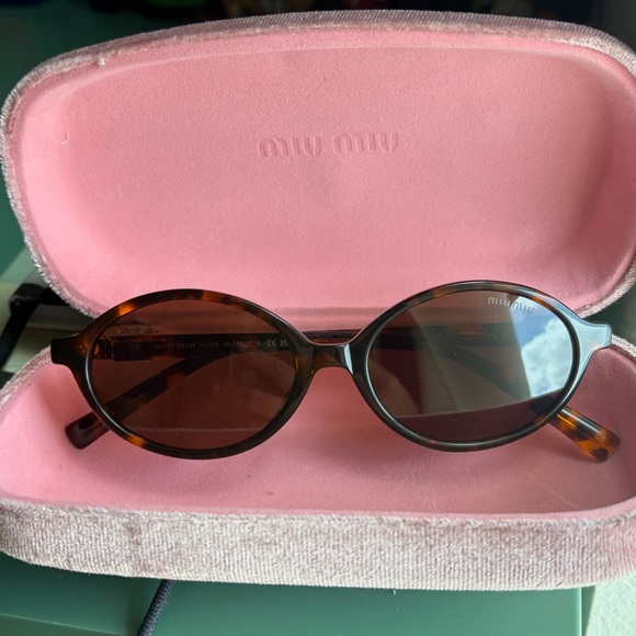 Miu Miu Tortoise Shell Sunglasses - Picture 3 of 3